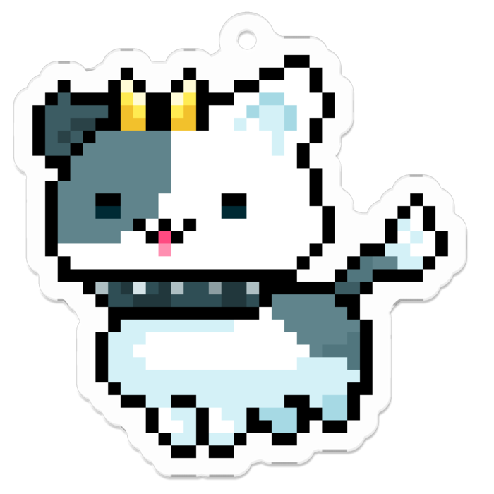 アクリルキーホルダー(コーティング) - 50 x 50 (mm)