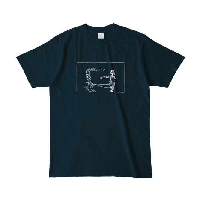 カラーTシャツ(濃色) - L - ネイビー