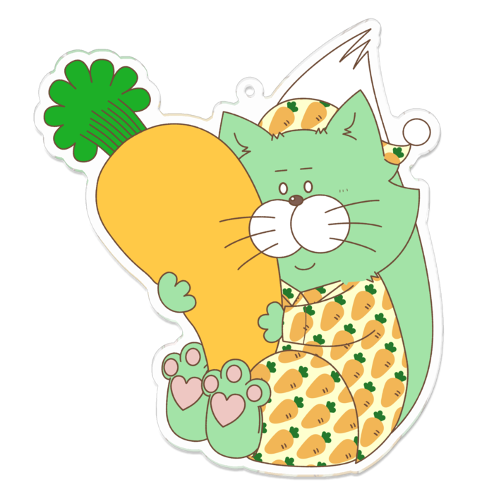 アクリルキーホルダー - 100 x 100 (mm)