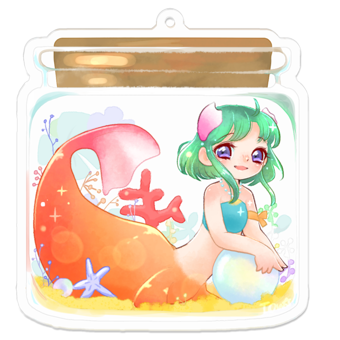 アクリルキーホルダーM  70 x 70 (mm)