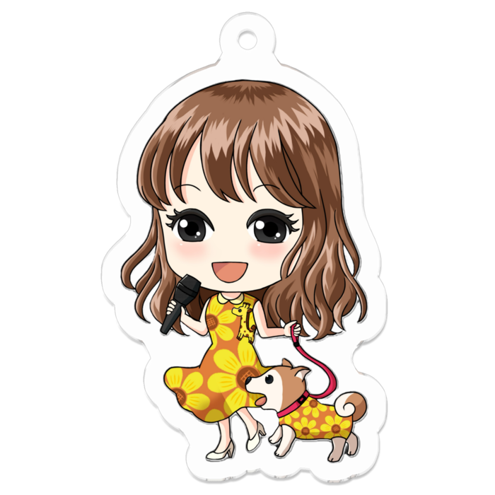 アクリルキーホルダー - 50 x 50 (mm)