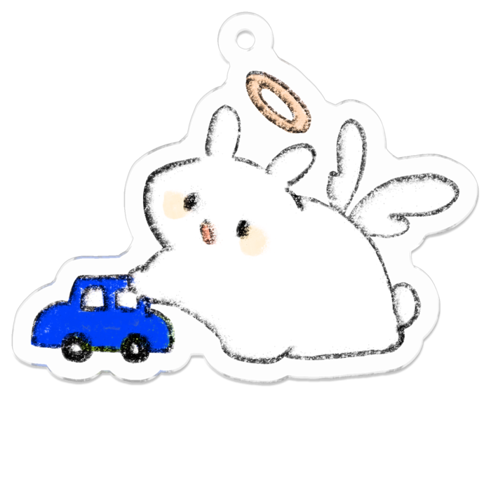 アクリルキーホルダー - 50 x 50 (mm)