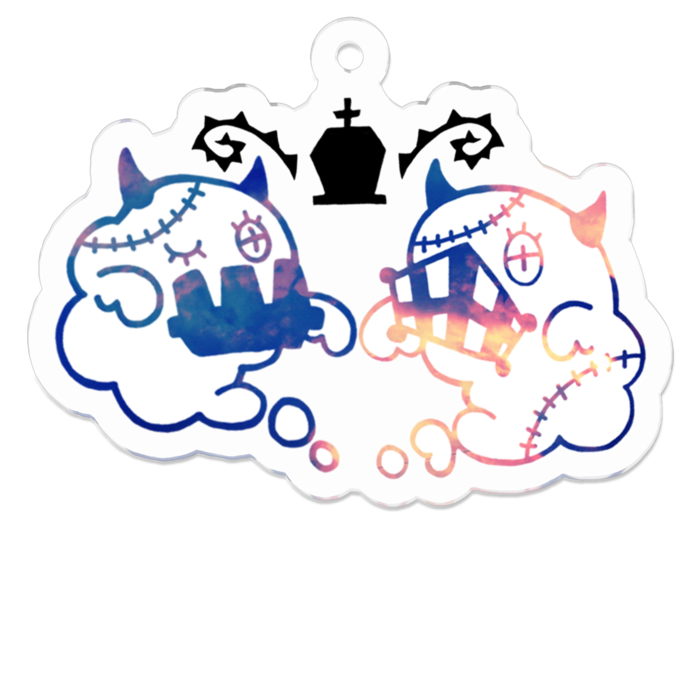 アクリルキーホルダー - 50 x 50 (mm)