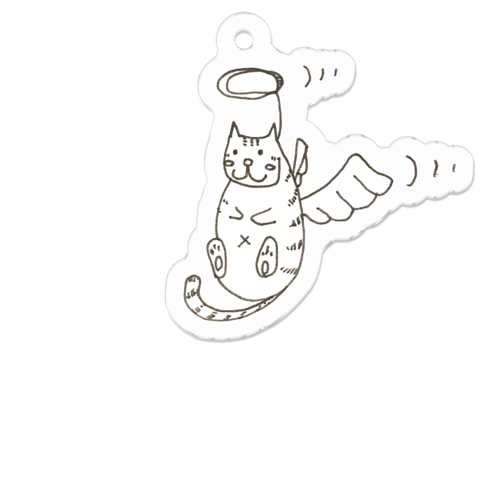 アクリルキーホルダー - 50 x 50 (mm)