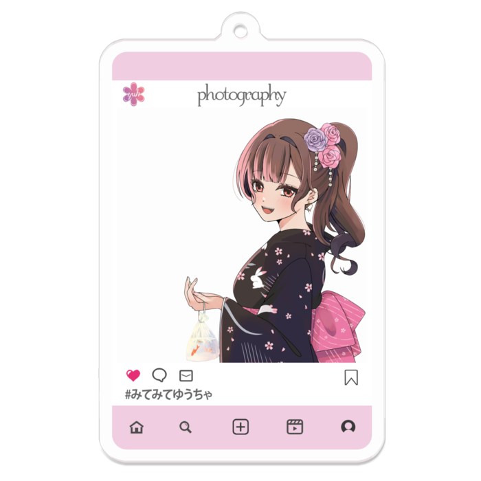 アクリルキーホルダー - おすまし