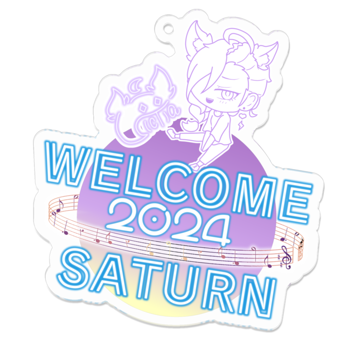 2024 版 アクリルキーホルダー 70×70mm