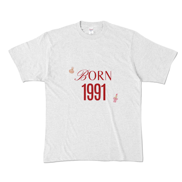 カラーTシャツ - XL - アッシュ （淡色）