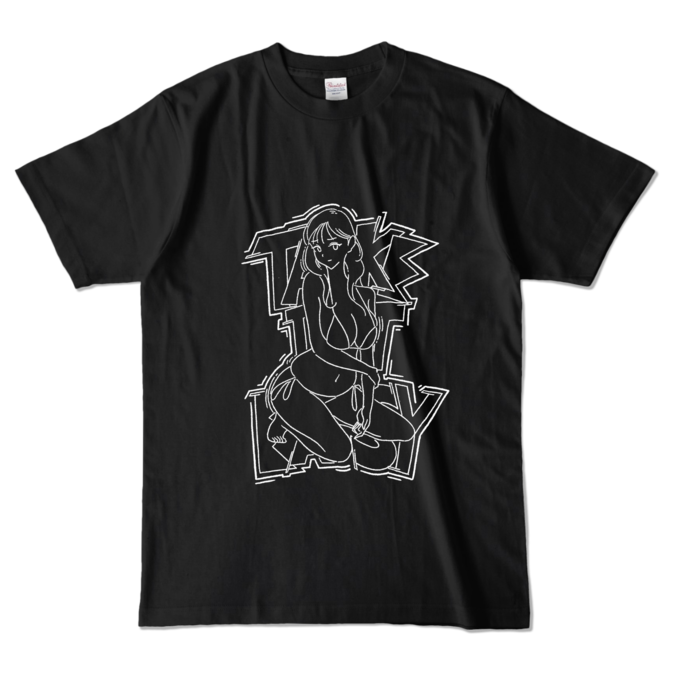 カラーTシャツ - L - ブラック (濃色)