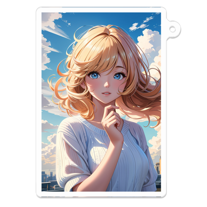 アクリルキーホルダー - 70 x 70 (mm)