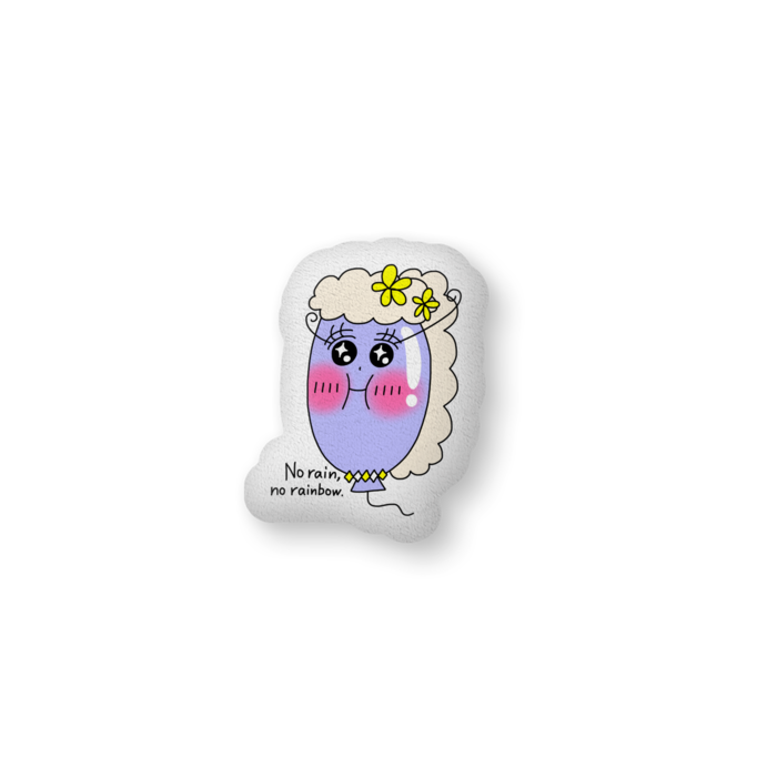 ふかふかクッション - 中 - 片面