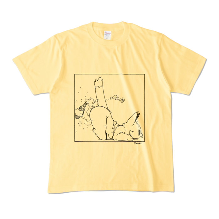 カラーTシャツ - M - ライトイエロー (淡色)