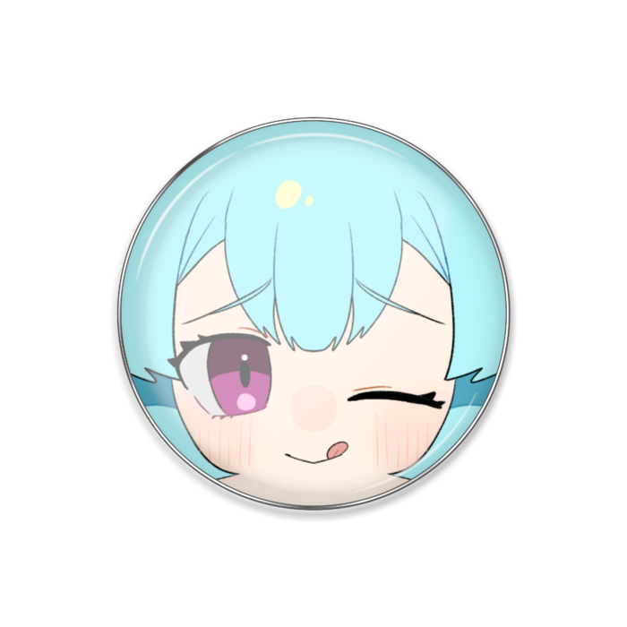 ピンバッジ・ぺろっ