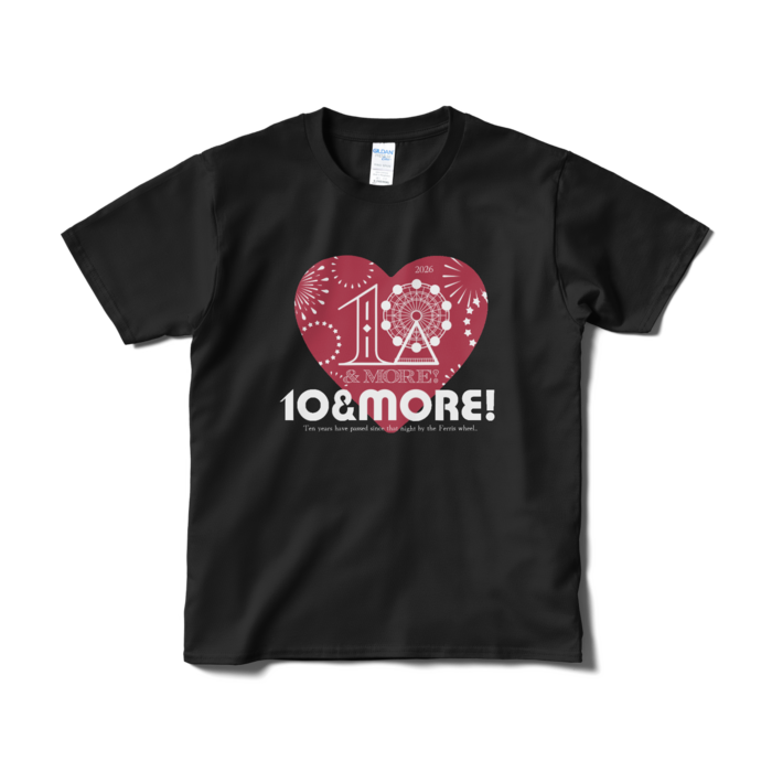 正面Tシャツ - S - ブラック