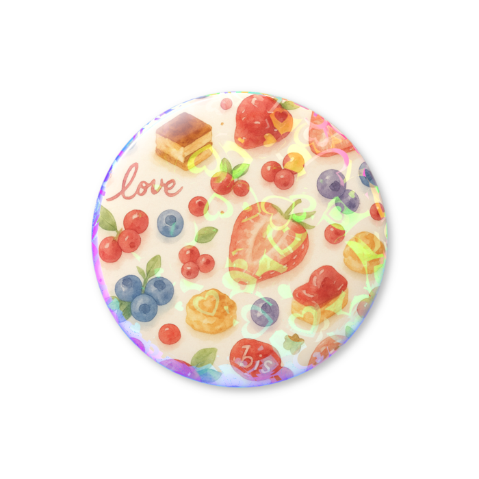 ホログラム缶バッジ - 32mm