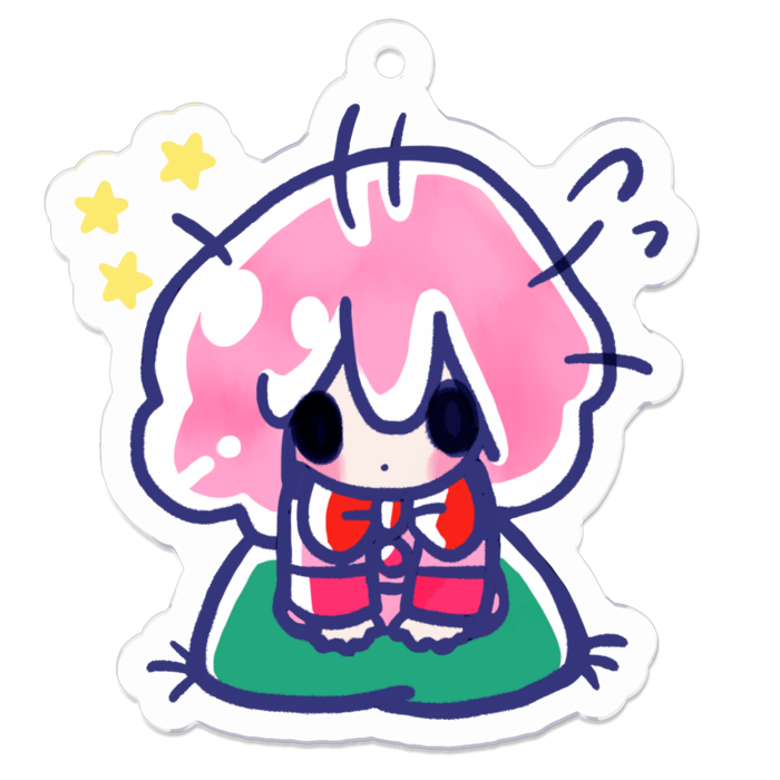 アクリルキーホルダー - 50 x 50 (mm)