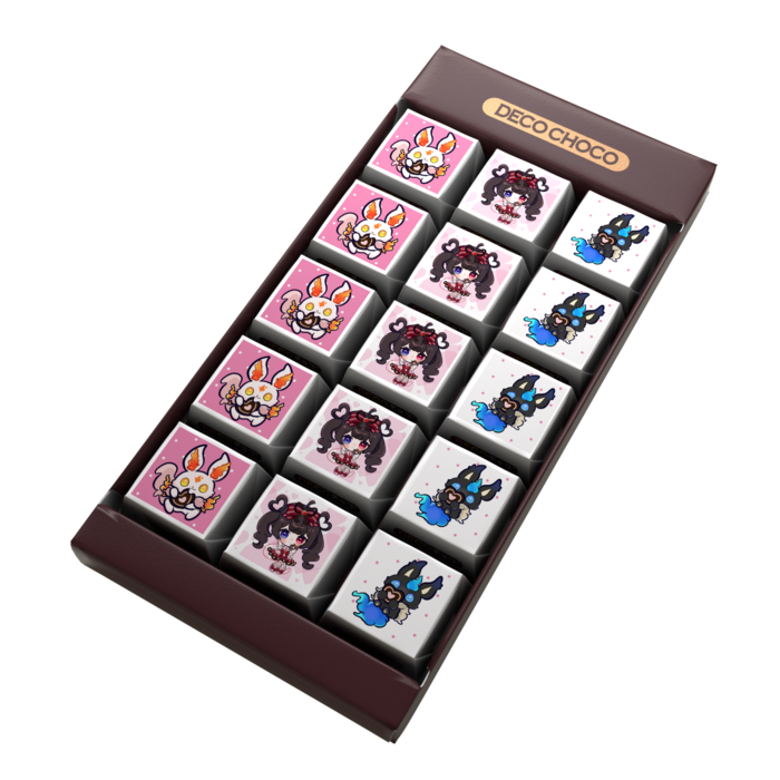 DECOチョコ - 列ごとにデザイン