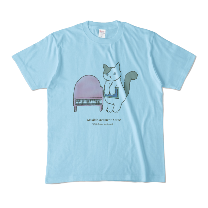 カラーTシャツ - M - ライトブルー (淡色)