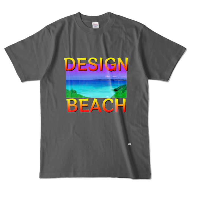 カラーTシャツ - L - チャコール (濃色)