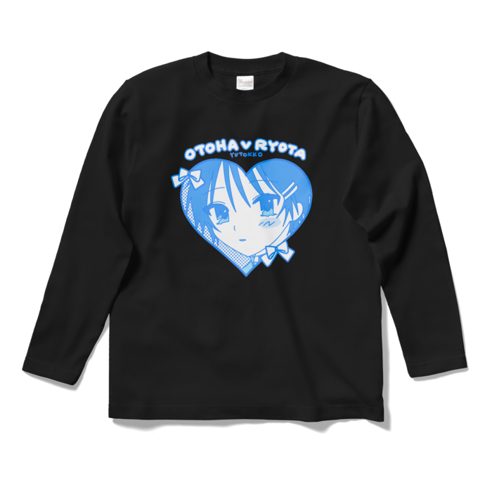 (りょ)ロングスリーブTシャツ - S - ブラック