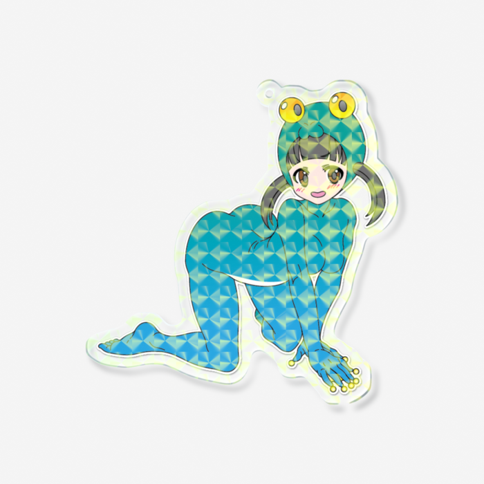 ホログラムアクリルキーホルダー - 100 × 100mm