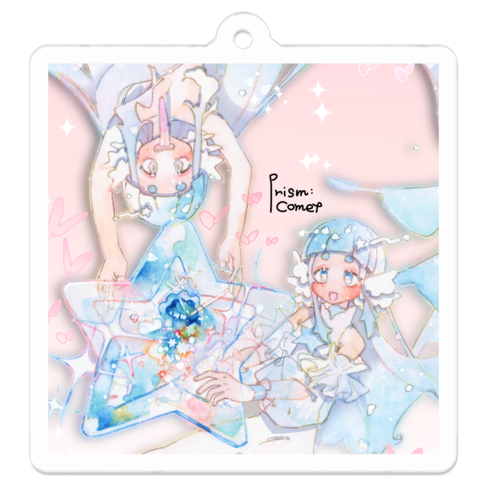 アクリルキーホルダー - 50 x 50 (mm)