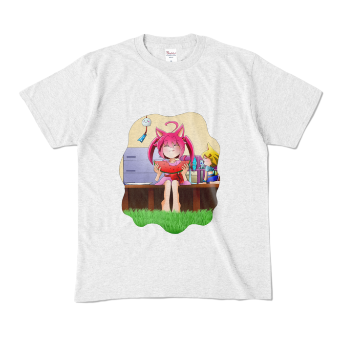 カラーTシャツ - M - アッシュ (淡色)