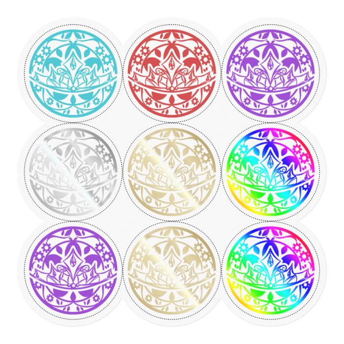 ステッカー - 100 x 100 (mm)