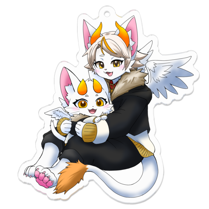 アクリルキーホルダー - 70 x 70 (mm)