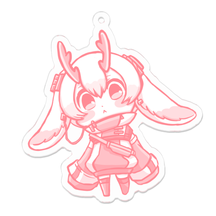 アクリルキーホルダー - 70 x 70 (mm)