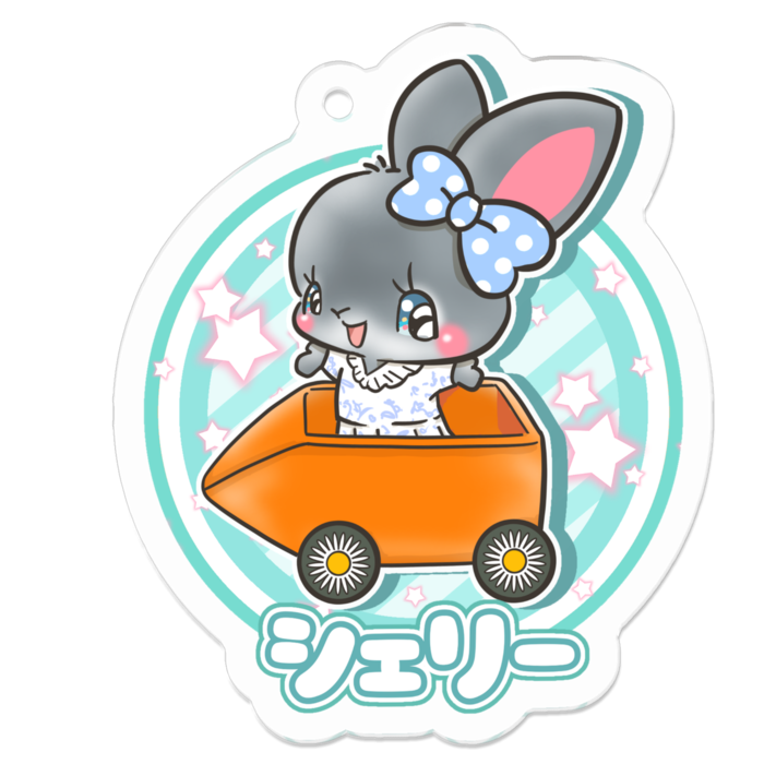 アクリルキーホルダー - 50 × 50 (mm)