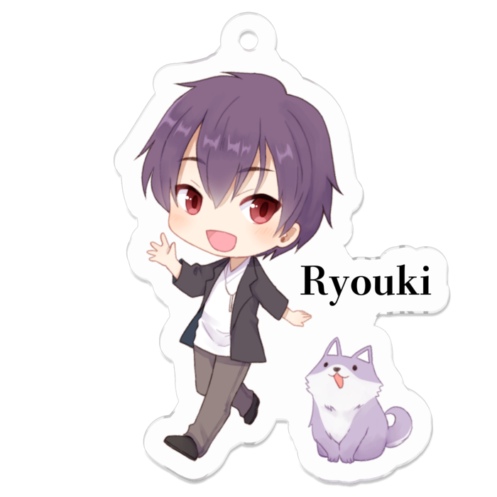 アクリルキーホルダー - 50 x 50 (mm)