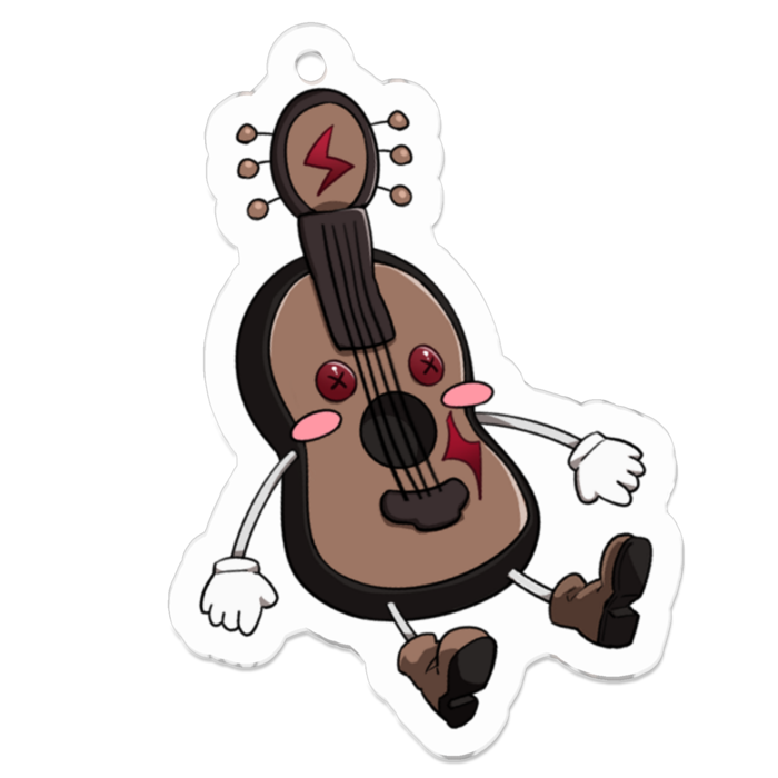 アクリルキーホルダー（コーティング） - 50 x 50 (mm)