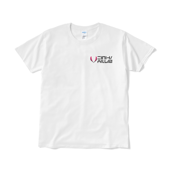 Tシャツ（短納期）ホワイト - L - 紫×水柄