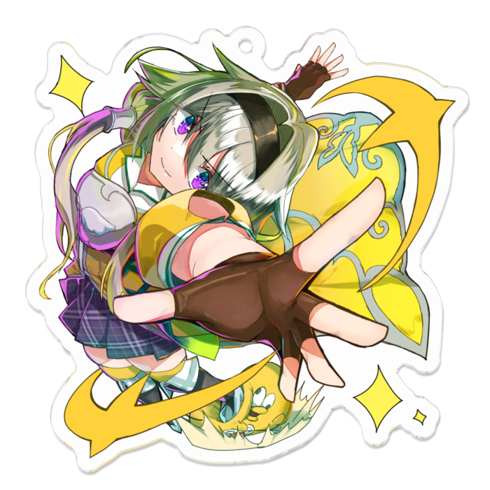 アクリルキーホルダー - 70 x 70 (mm)