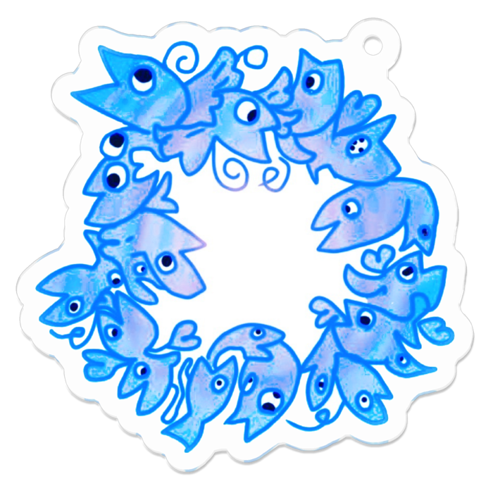 アクリルキーホルダー - 50 x 50 (mm)