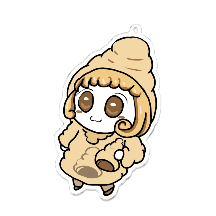 アクリルキーホルダー - 100 x 100 (mm)