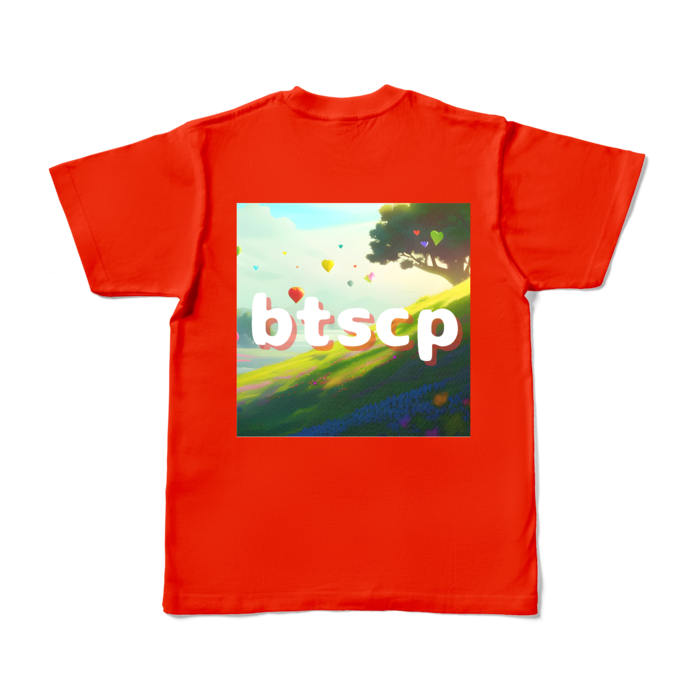 カラーTシャツ - S - レッド (濃色)