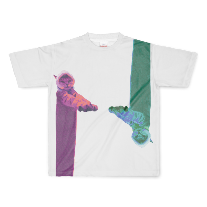 フルグラフィックTシャツ - L - 正面印刷のみ