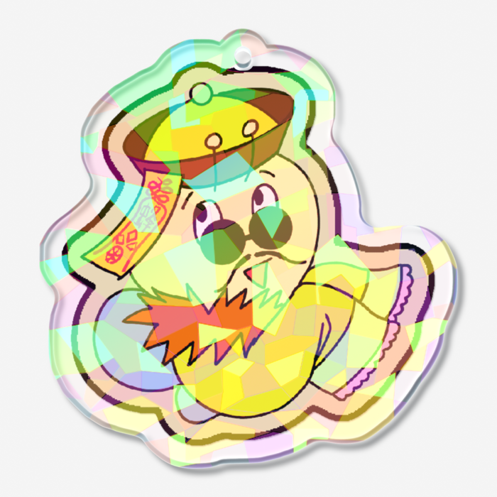 ホログラムアクリルキーホルダー - 50 × 50mm