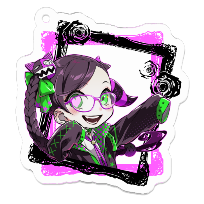 アクリルキーホルダー - 50 x 50 (mm)