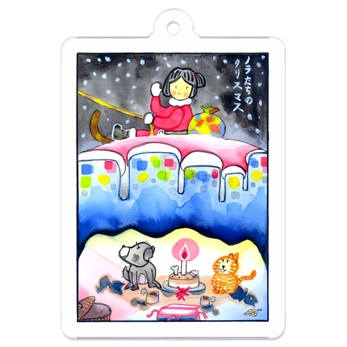アクリルキーホルダー - 50 x 50 (mm)