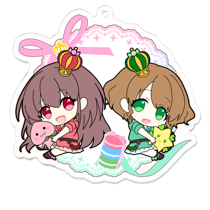 アクリルキーホルダー - 70 x 70 (mm)