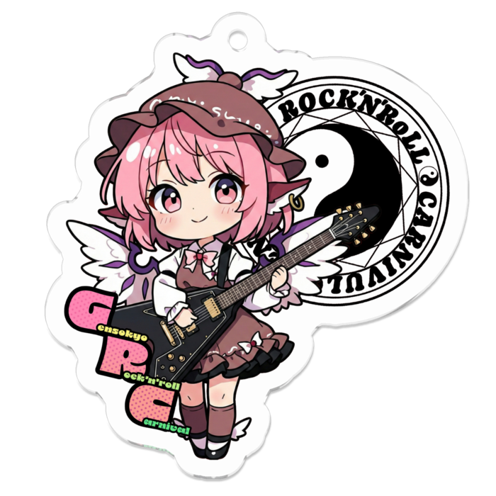 アクリルキーホルダー - 50 x 50 (mm)