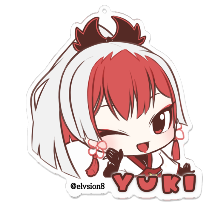 アクリルキーホルダー - 100 x 100 (mm)