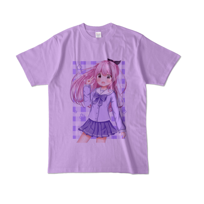 カラーTシャツ - L - ライトパープル (淡色)