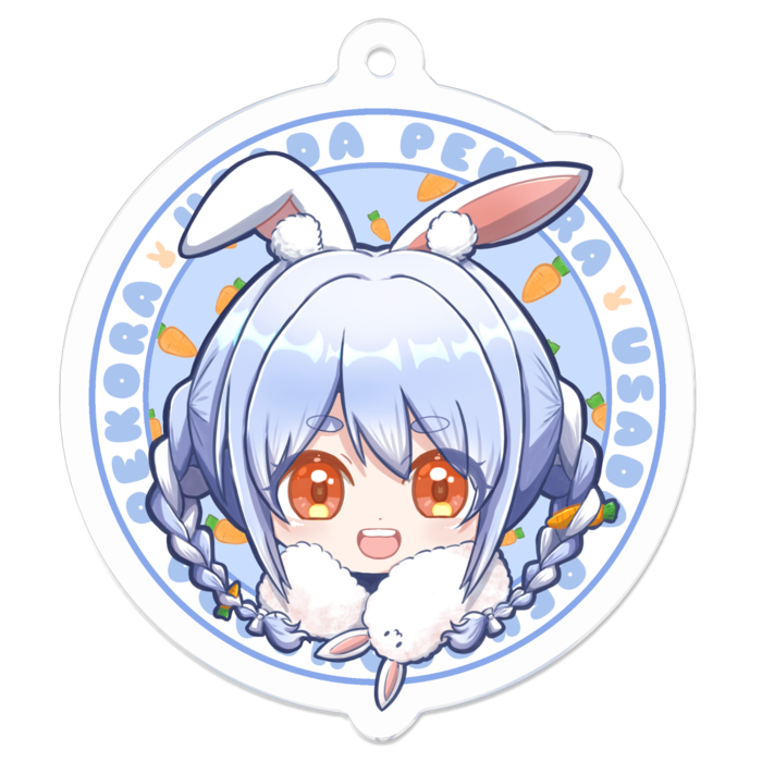 アクリルキーホルダー - 50 x 50 (mm)