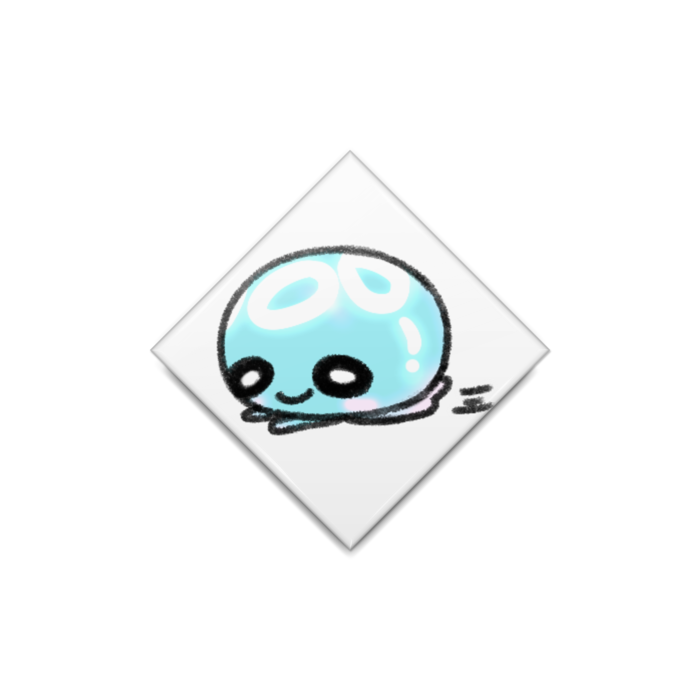 缶バッジ - ひし形40mm