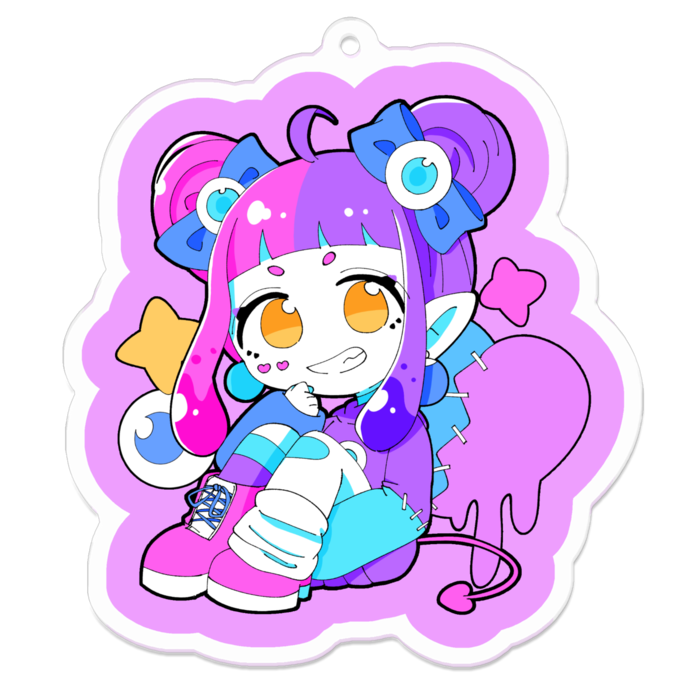 アクリルキーホルダー - 70 x 70 (mm)