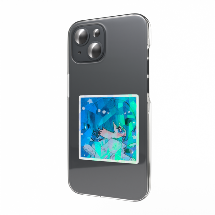 ホログラムスマホステッカー - 縦