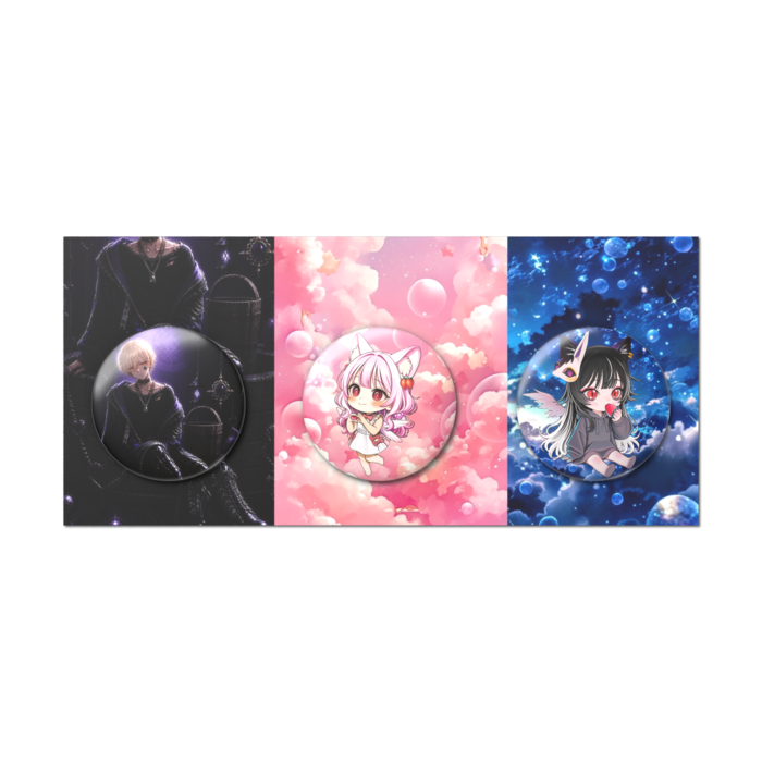 缶バッジセット - 3個セット